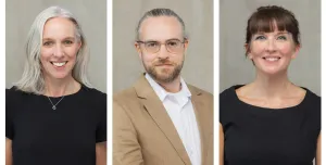 Andrea Charlson and Jake Attwood-Harris join as senior built environment sustainability specialists, with architect Helen Raymond consulting