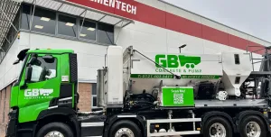 GB Concrete takes delivery of its first new Cemen Tech C60 mixer, supplied and supported by Volumech.