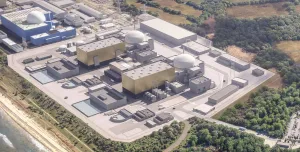 CGI of the completed Sizewell C nuclear power station, where Heidelberg Materials will supply 35,000m³ of concrete for the cut-off wall.