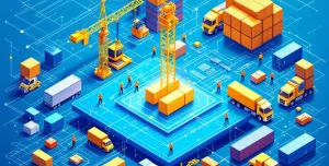 A digital construction supply chain