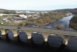 BAM, the Environment Agency and Tarmac have trialled the use of two low-carbon concretes in permanent works on the Hexham Flood Alleviation Scheme
