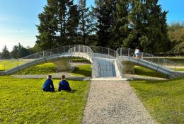 Holcim’s completed Phoenix bridge in Lyon, France.
