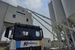 Ready-mix concrete plant