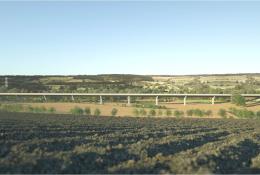 Artist's impression of the Wendover Dean Viaduct in Buckinghamshire