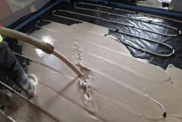 Gypsol flowing screed