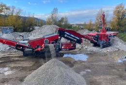 Screencore’s XJ Dual-Power jaw crusher,