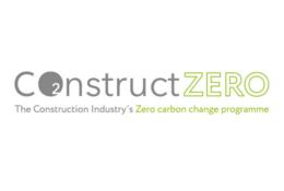 The Construction Leadership Council’s Construct Zero grey and green logo