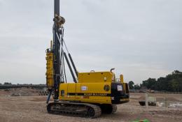 RBL’s driven precast concrete piles installed on the latest Drakelow phase for Taylor Wimpey.