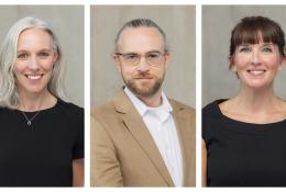 Andrea Charlson and Jake Attwood-Harris join as senior built environment sustainability specialists, with architect Helen Raymond consulting