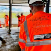 Workers at the Graphene Engineering Innovation Centre (GEIC), Manchester