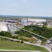 Hunter cement plant in South Texas