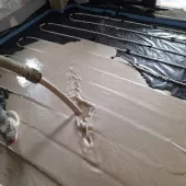Gypsol flowing screed