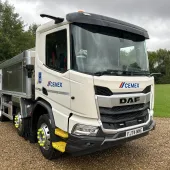 One of Cemex's new DAF XD models.