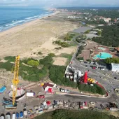 Tunnel construction site