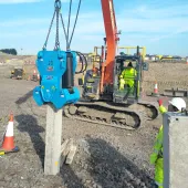 A small excavtor working for Main contractor Careys has deployed NPC’s Power Croppers and MultiBar croppers during foundation work at the new HMP Glasgow.