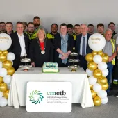 Representatives of Past Graduates, CMETB, Monagahn Institue, and Combilift.