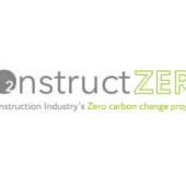 The Construction Leadership Council’s Construct Zero grey and green logo