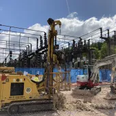 Roger Bullivant Limited delivering a tailored foundation solution for the Willesden Substation project in London. Image: RBL