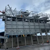 QMS supplied two of its B-Series B4 cone crushers along with four screening units—two 2 m x 7 m double-deck screens and two triple-deck variants.