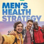 "Men's Health Have your say" poster