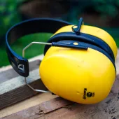 Yellow ear defenders 