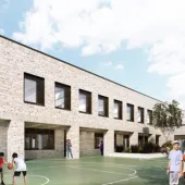 RBL will install CDA piles for McLaren’s new Hackney-based education and sports facility. Image: Roger Bullivant Limited.