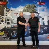 Armcon managing director Sean Warburton (left) welcomes new sales director Andy Southern (right), as the company expands its ProAll partnership across the UK.