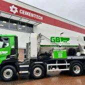 GB Concrete takes delivery of its first new Cemen Tech C60 mixer, supplied and supported by Volumech.