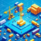 A digital construction supply chain