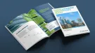 A picture of Holcim UK’s new report - Making Sustainable Construction a Reality - open on a desk. The report outlines its commitments to sustainable construction, following research that reveals growing public concern over the environmental performance of the built environment.