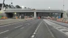 The Cockrow green bridge structure was installed in January, and, below, a visualisation of how it will look in the future