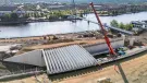 Esh Construction installs precast beams to form new Stockton land bridge
