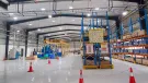 The interior of Hydreco's new plant in Nelamangala, India.