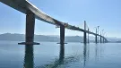 The Peljesac bridge, Croatia.