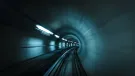 A concrete lined road tuinnel