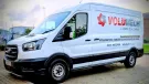A white van with red livery - Volumech’s new mobile parts shop will travel throughout the South East supplying components for volumetric concrete mixers.